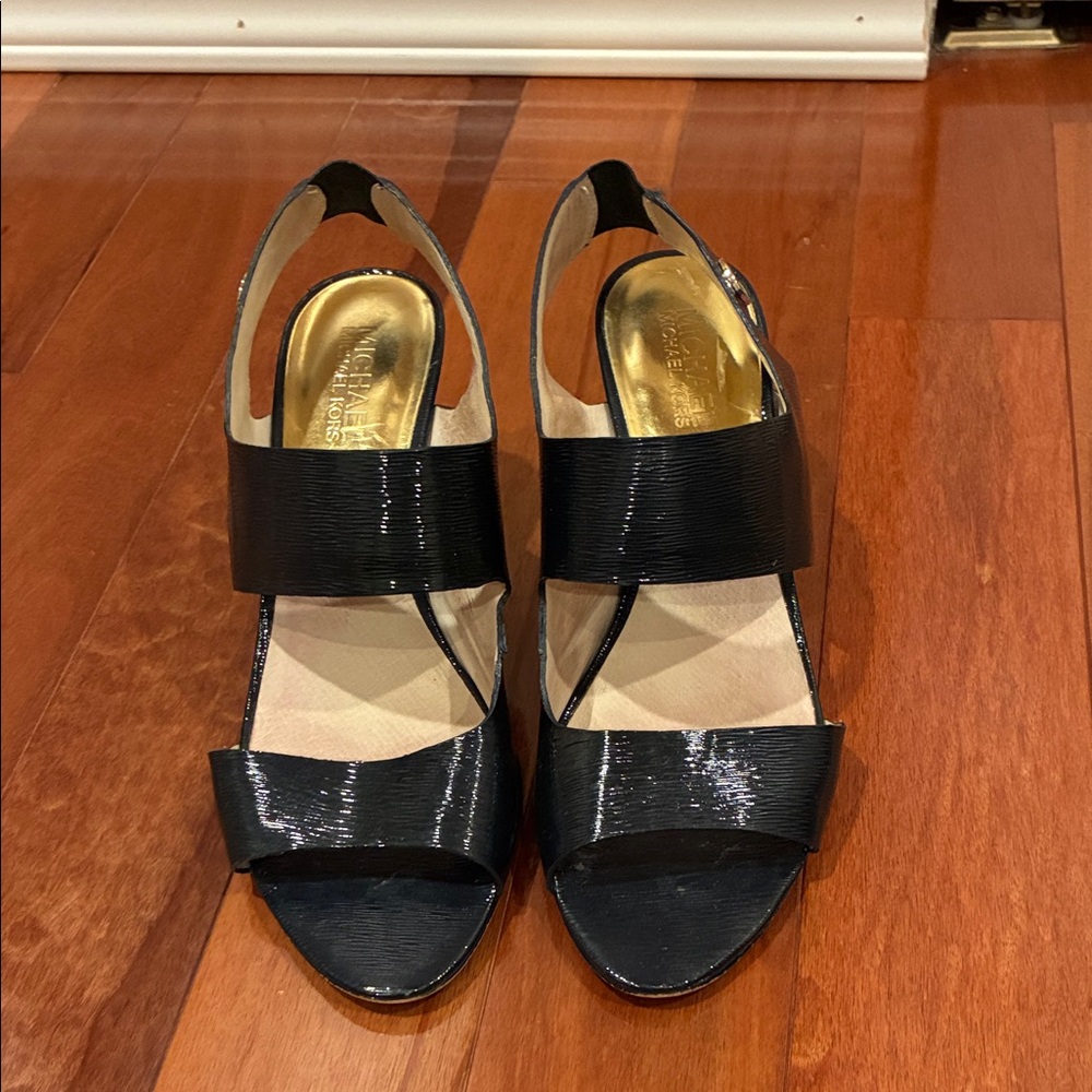 Michael Kors navy Strappy Heels